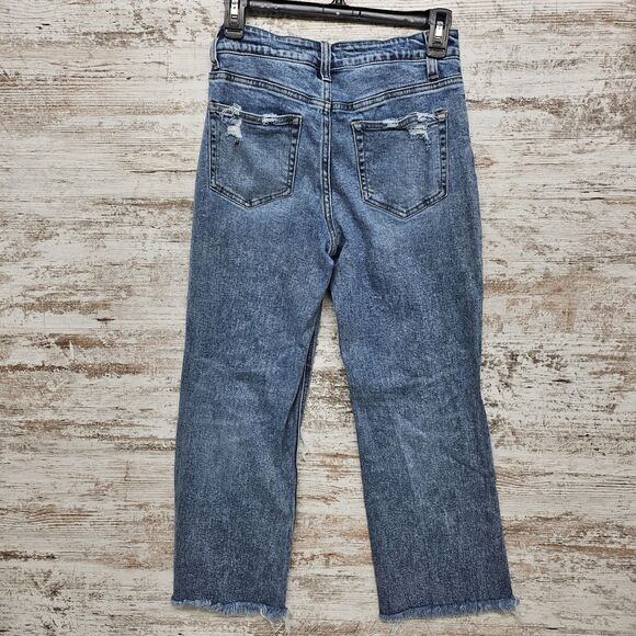 Flying Monkey Punctual High Rise Stretchy Dad Jean Black Label Womens Size 25 - Picture 2 of 8